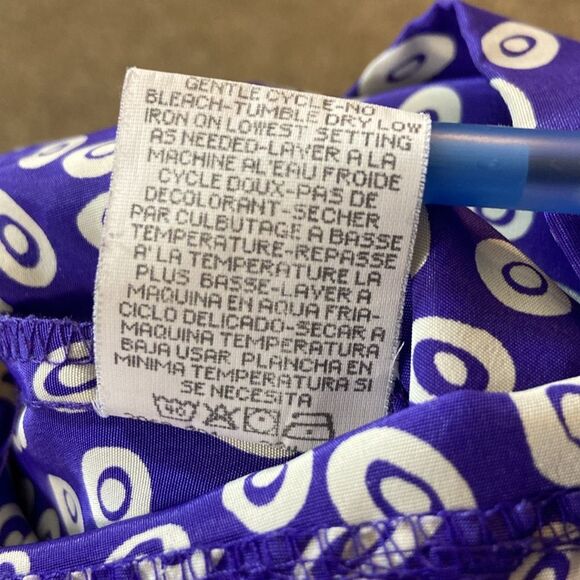 LELIE FAY Purple And White Patterned Women's Dress Plus 22 Aproxímate No Tag Sz - Picture 7 of 10